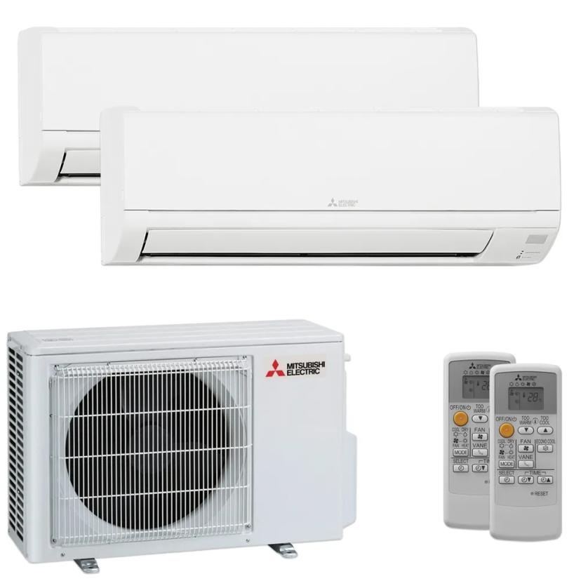 Sistem multisplit Mitsubishi Electric: unitățile interioare, agregatul exterior și telecomenzile