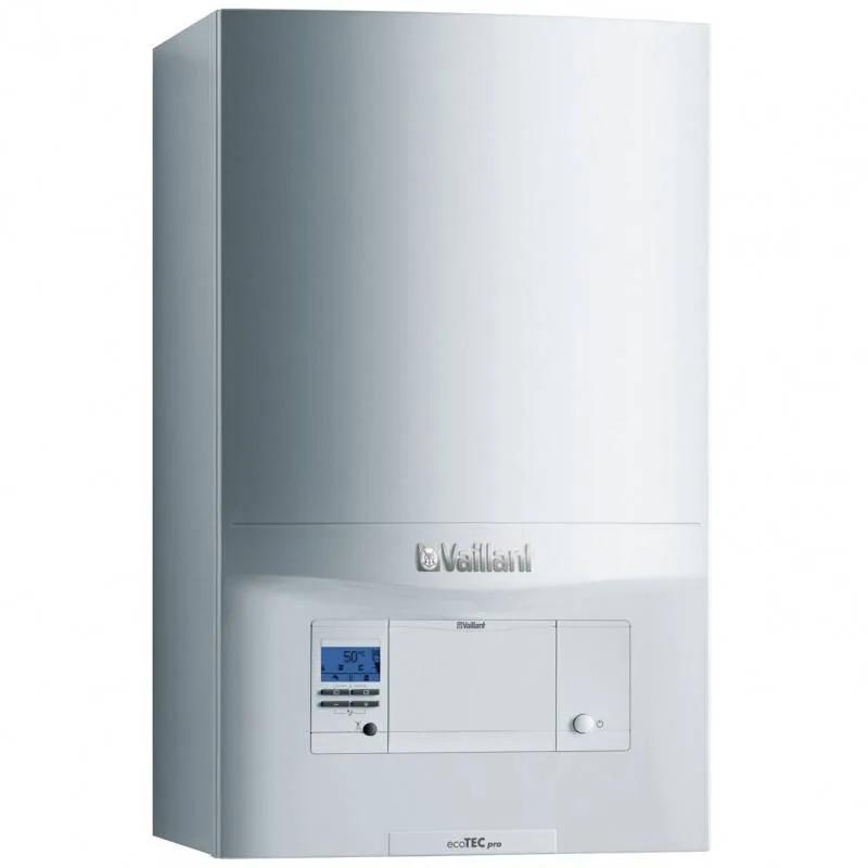 Cazan mural în condensație Vaillant ecoTEC, cu panoul de comandă